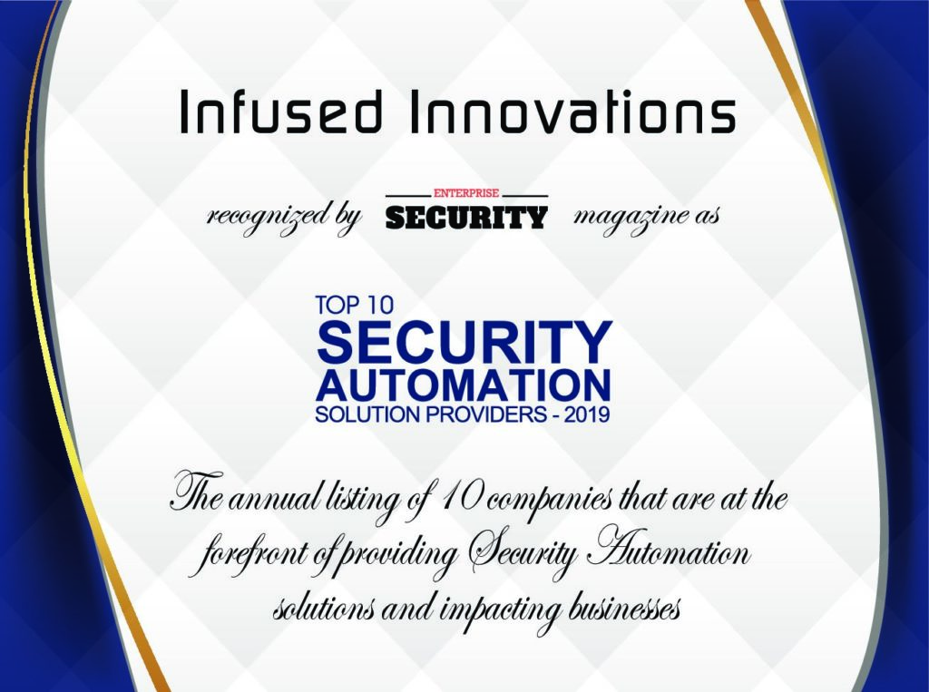 Infused Innovations Named Top 10 Security Provider in 2019 2