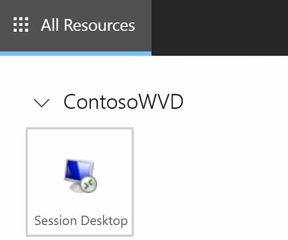 Windows Virtual Desktop Session Icon