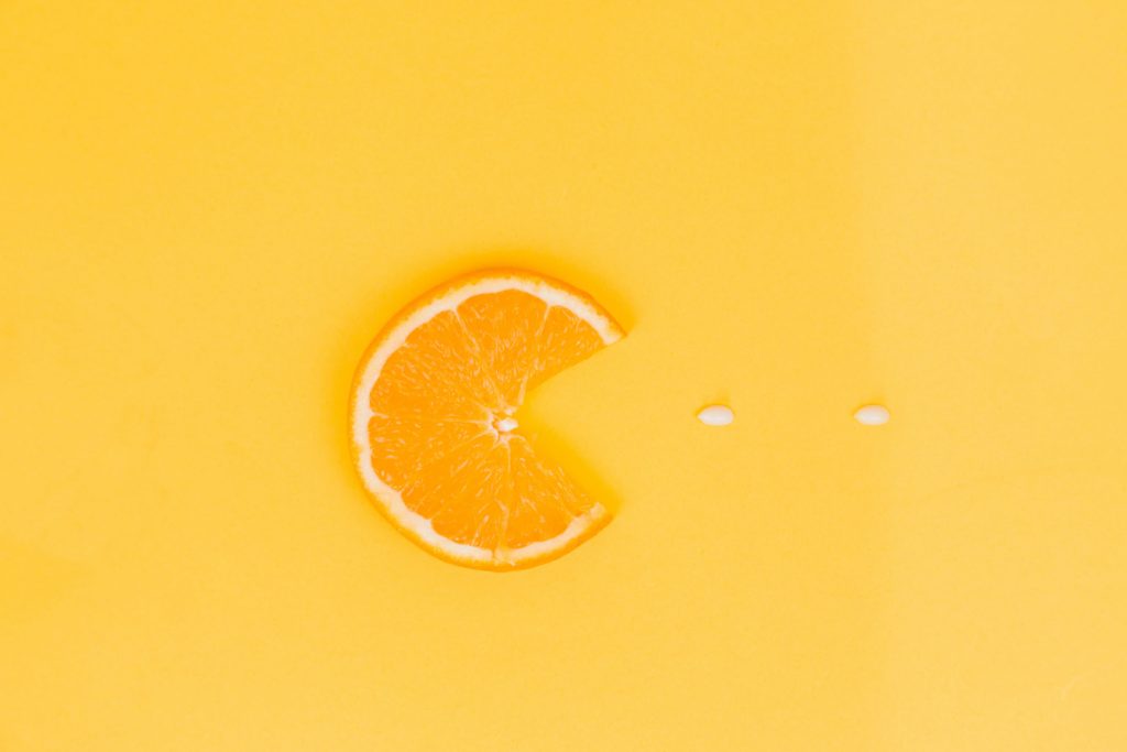 Image shows an orange slice...continue listening to find out why.