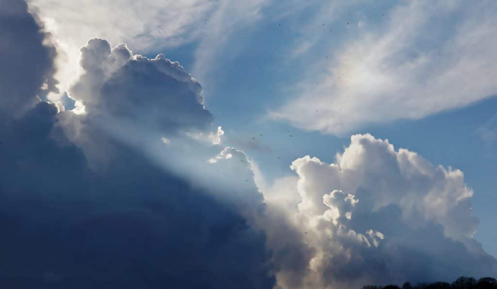 Image of clouds symbolizes the multi-cloud environment.