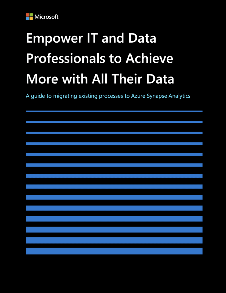 Empower IT and Data Professionals to Achieve More with All Their Data 1
