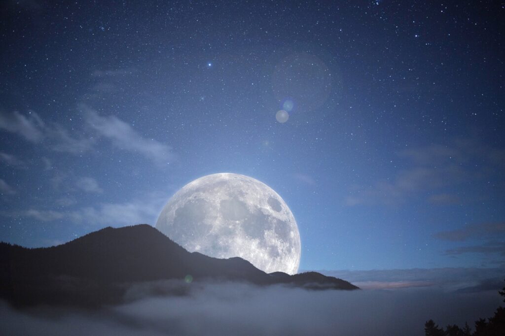 Beautiful moon image to inspire moonshot thinking