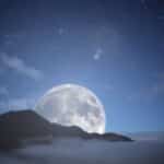 Beautiful moon image to inspire moonshot thinking