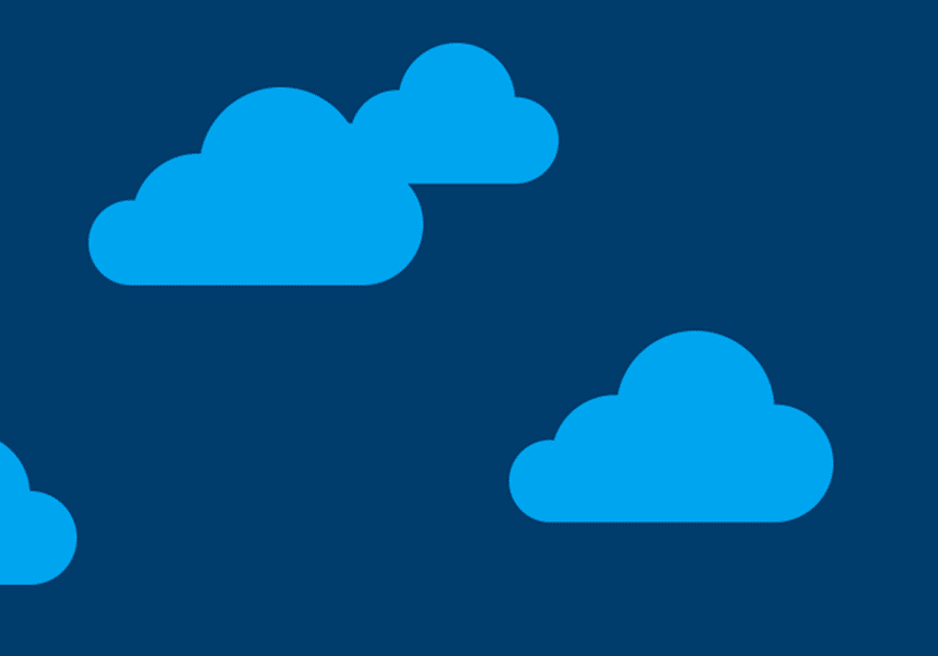 Cloud graphic represents Microsoft Defender for Cloud's support for multiple cloud platforms.