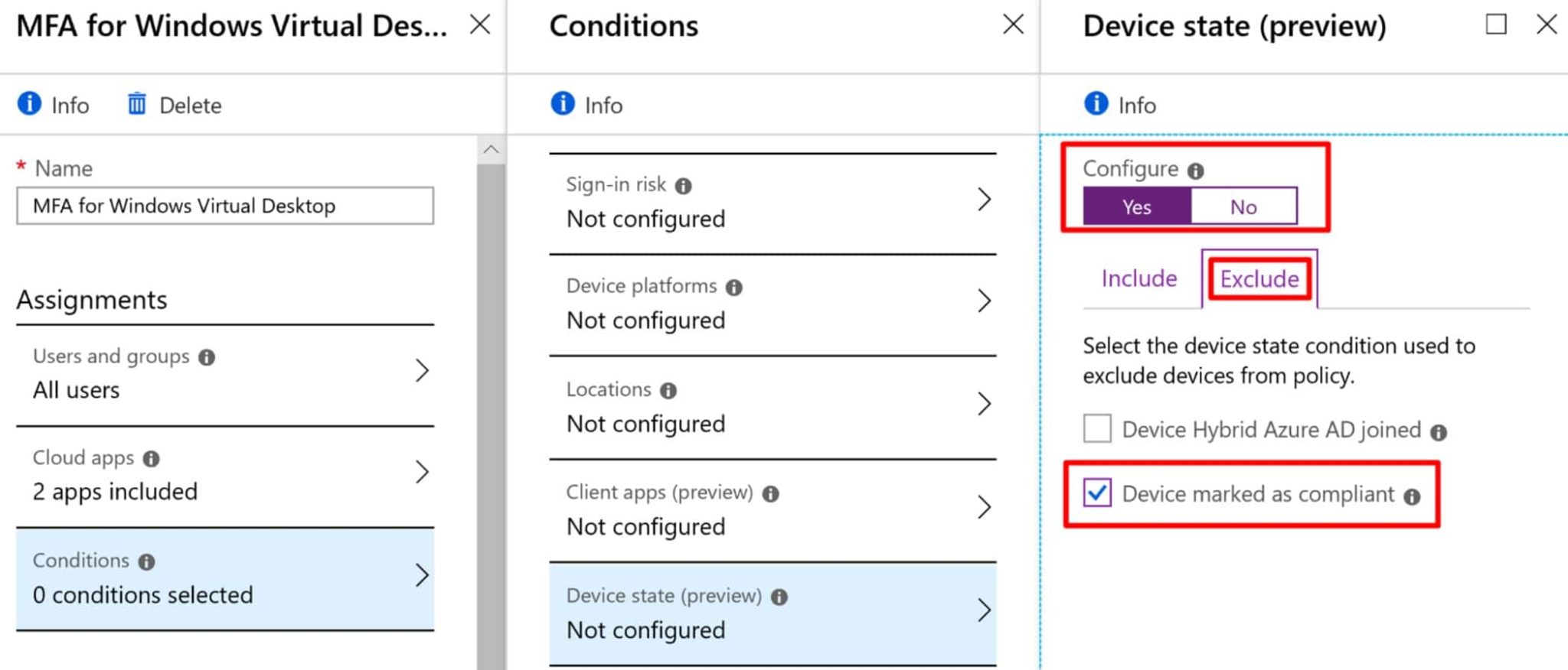 Step-by-Step Guide to Securing Windows Virtual Desktop in Azure with Conditional Access and MFA 6